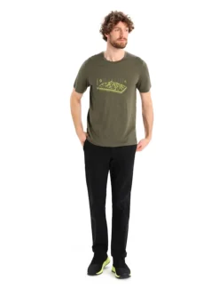 T-shirt Pour Homme Icebreaker Tech Lite II SS Alp Loden -Plein Air Équipement Magasin t shirt pour homme icebreaker tech lite ii ss alp loden 1351624 650x650 g2