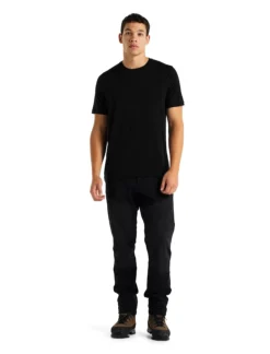 T-shirt Pour Homme Icebreaker Tech Lite II SS Black -Plein Air Équipement Magasin t shirt pour homme icebreaker tech lite ii ss black 1349640 650x650 g1