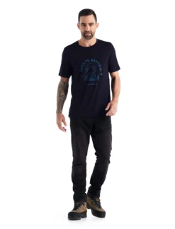T-shirt Pour Homme Icebreaker Tech Lite II SS Tee Canopy Camper Midnight Navy SS22 -Plein Air Équipement Magasin t shirt pour homme icebreaker tech lite ii ss tee canopy camper midnight navy ss22 167396 650x650 g1