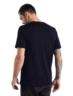 T-shirt Pour Homme Icebreaker Tech Lite II SS Tee Canopy Camper Midnight Navy SS22 -Plein Air Équipement Magasin t shirt pour homme icebreaker tech lite ii ss tee canopy camper midnight navy ss22 167396 650x650 g2