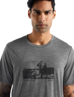T-shirt Pour Homme Icebreaker Tech Lite II SS Tee Natural Run Club Metro SS22 -Plein Air Équipement Magasin t shirt pour homme icebreaker tech lite ii ss tee natural run club metro ss22 167391 650x650 g1