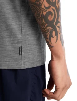 T-shirt Pour Homme Icebreaker Tech Lite II SS Tee Natural Run Club Metro SS22 -Plein Air Équipement Magasin t shirt pour homme icebreaker tech lite ii ss tee natural run club metro ss22 167391 650x650 g2