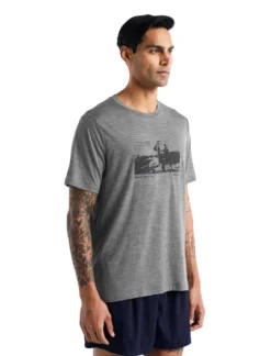 T-shirt Pour Homme Icebreaker Tech Lite II SS Tee Natural Run Club Metro SS22 -Plein Air Équipement Magasin t shirt pour homme icebreaker tech lite ii ss tee natural run club metro ss22 167391 650x650 g5