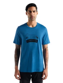 T-shirt Pour Homme Icebreaker Tech Lite II SS Tee Sheep Dog Azul SS22 -Plein Air Équipement Magasin t shirt pour homme icebreaker tech lite ii ss tee sheep dog azul ss22 167383 650x650 g1