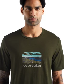 T-shirt Pour Homme Icebreaker Tech Lite II SS Tee Trailhead Loden SS22 -Plein Air Équipement Magasin t shirt pour homme icebreaker tech lite ii ss tee trailhead loden ss22 167401 650x650 g4