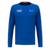 T-shirt Pour Homme Salewa X-Alps Tech Dry M L/S Tee Electric