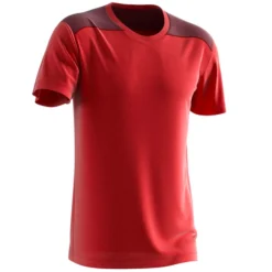 T-shirt Pour Homme Salomon Essential Colorblock Fiery Red SS22 -Plein Air Équipement Magasin t shirt pour homme salomon essential colorblock fiery red ss22 162418 650x650 g5