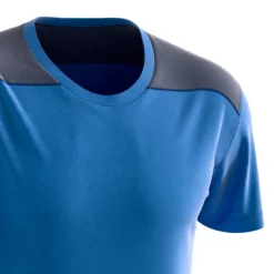 T-shirt Pour Homme Salomon Essential Colorblock Nautica Blue SS22 -Plein Air Équipement Magasin t shirt pour homme salomon essential colorblock nautica blue ss22 162414 650x650 g2