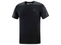 T-shirt Pour Homme Salomon Outline SS Tee Black SS22