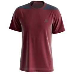 T-shirt Pour Homme Salomon Outline SS Tee Cabernet 16 T-shirt Pour Homme Salomon Outline SS Tee Cabernet -Plein Air Équipement Magasin t shirt pour homme salomon outline ss tee cabernet 162427 650x650 g1
