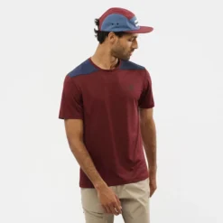 T-shirt Pour Homme Salomon Outline SS Tee Cabernet 26 T-shirt Pour Homme Salomon Outline SS Tee Cabernet -Plein Air Équipement Magasin t shirt pour homme salomon outline ss tee cabernet 162427 650x650 g11