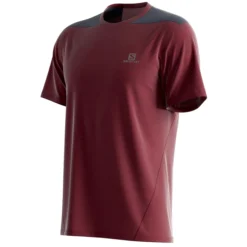 T-shirt Pour Homme Salomon Outline SS Tee Cabernet 21 T-shirt Pour Homme Salomon Outline SS Tee Cabernet -Plein Air Équipement Magasin t shirt pour homme salomon outline ss tee cabernet 162427 650x650 g6