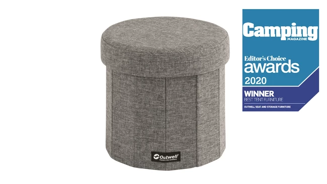 Tabouret Pliant Outwell Dawlish Low Seat & Storage Grey Melange SS22 1 Tabouret Pliant Outwell Dawlish Low Seat & Storage Grey Melange SS22