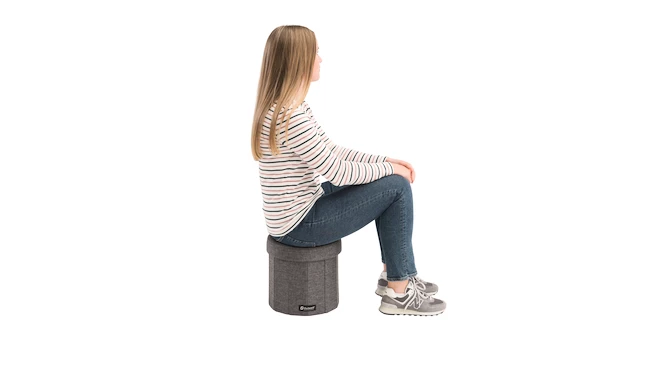 Tabouret Pliant Outwell Dawlish Low Seat & Storage Grey Melange SS22 3 Tabouret Pliant Outwell Dawlish Low Seat & Storage Grey Melange SS22 – Image 3