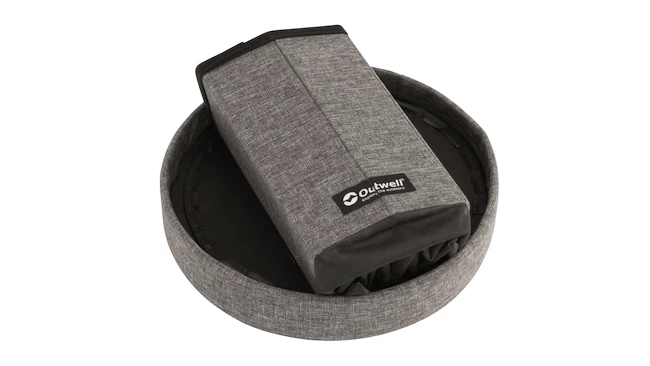 Tabouret Pliant Outwell Dawlish Low Seat & Storage Grey Melange SS22 4 Tabouret Pliant Outwell Dawlish Low Seat & Storage Grey Melange SS22 – Image 4