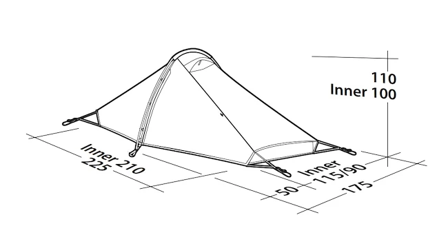 Tente Robens Starlight 2 Green SS22 6 Tente Robens Starlight 2 Green SS22 – Image 6